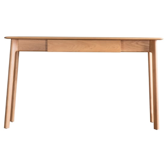 Madrina Wooden Laptop Desk With 1 Drawer In Oak