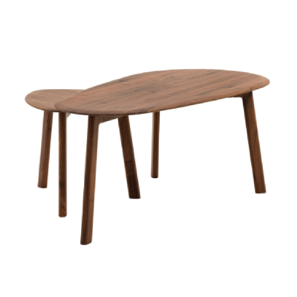 Madrina Wooden Nesting Coffee Tables In Walnut