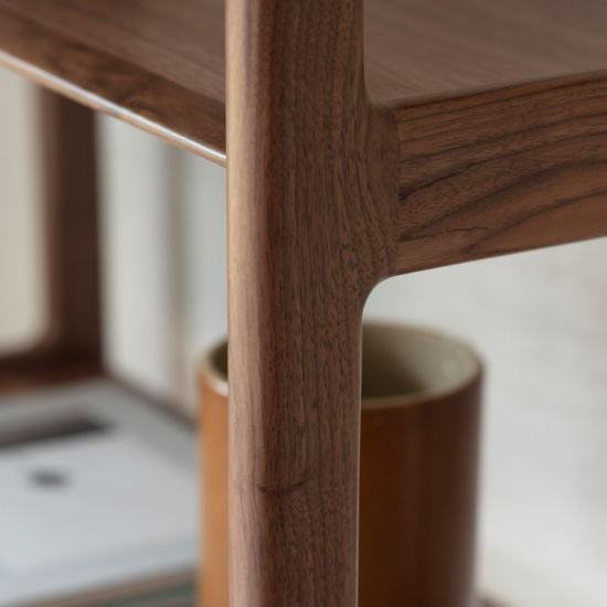 Madrina Wooden Open Display Unit In Walnut