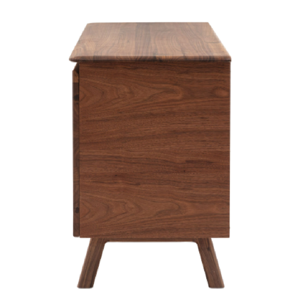 Madrina Wooden Sideboard With 2 Doors In Walnut