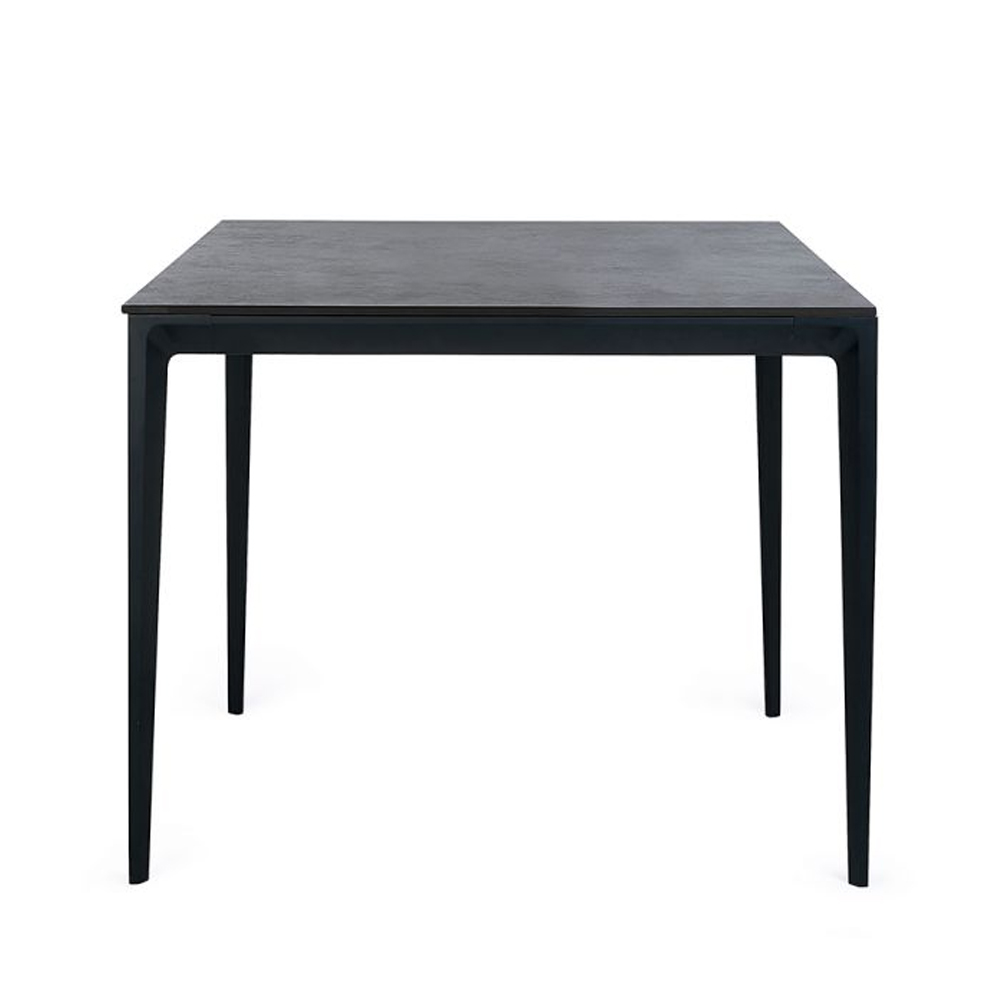Maemi Marble Dining Table Square In Slate Grey