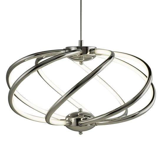 Photo of Magic led 7 lights ceiling pendant light in satin nickel