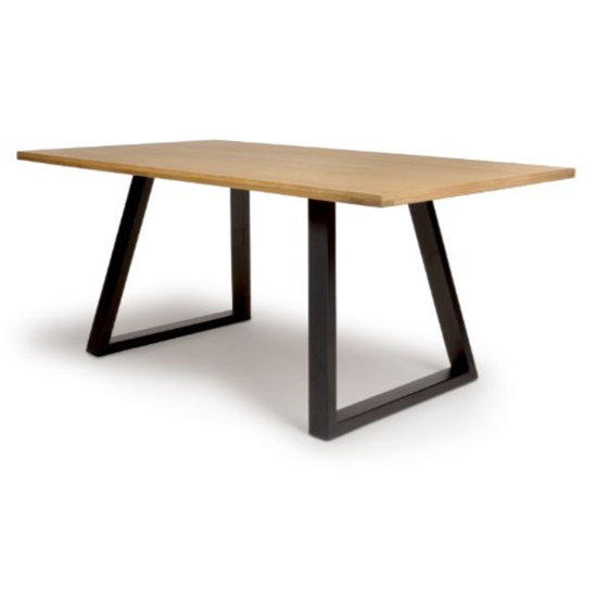 View Magna small rectangular wooden dining table in oak