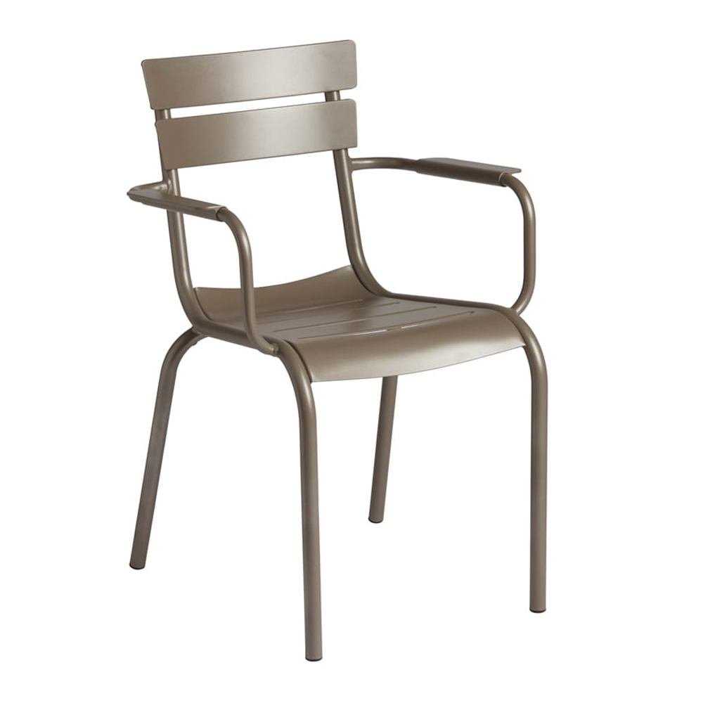 Magnolia Aluminium Garden Armchair in Grey