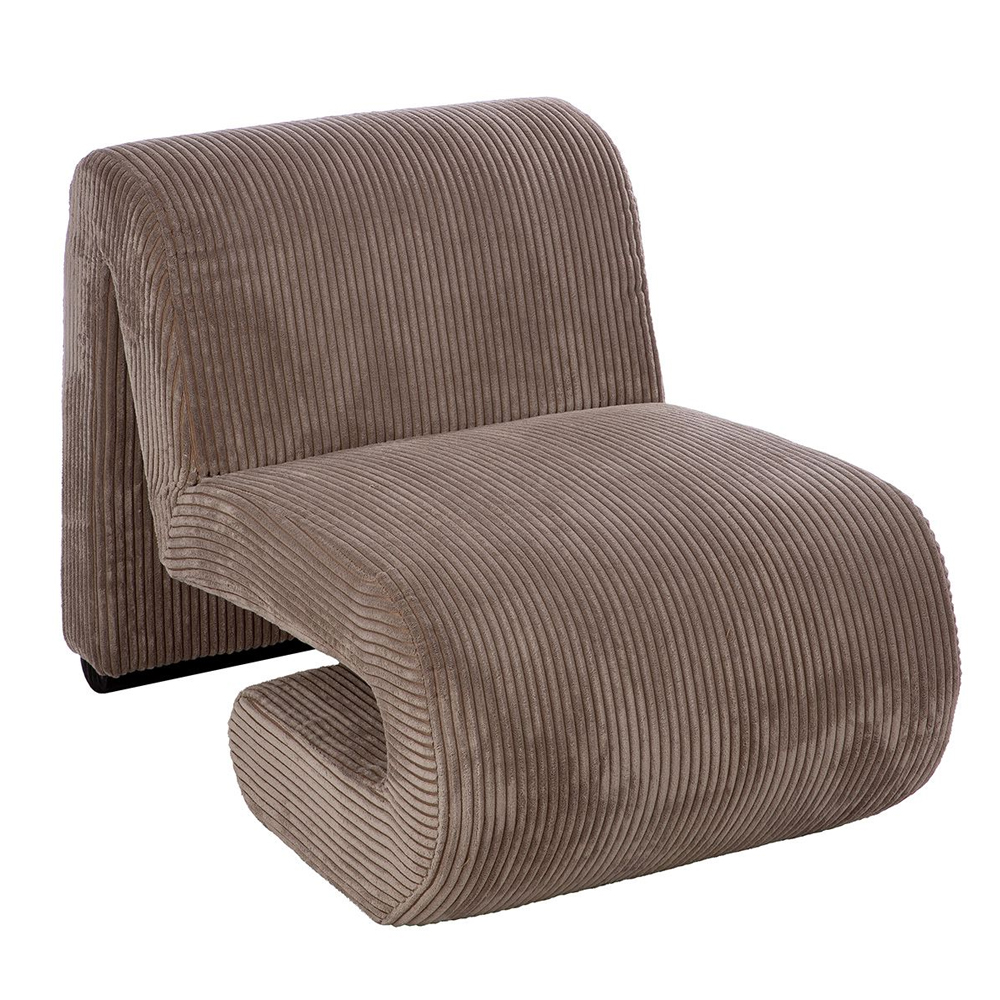 Magnolia Fabric Armchair In Beige