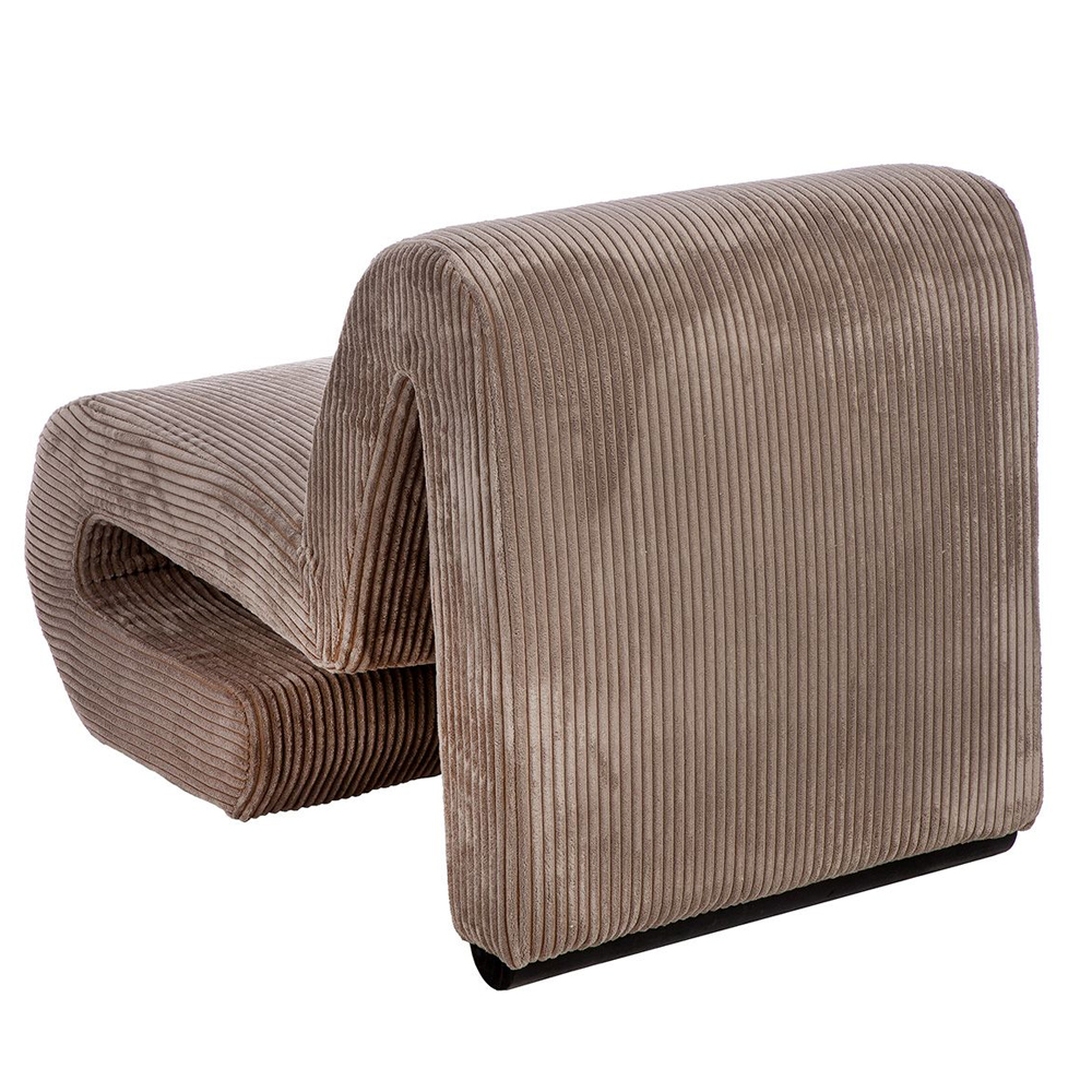 Magnolia Fabric Armchair In Beige