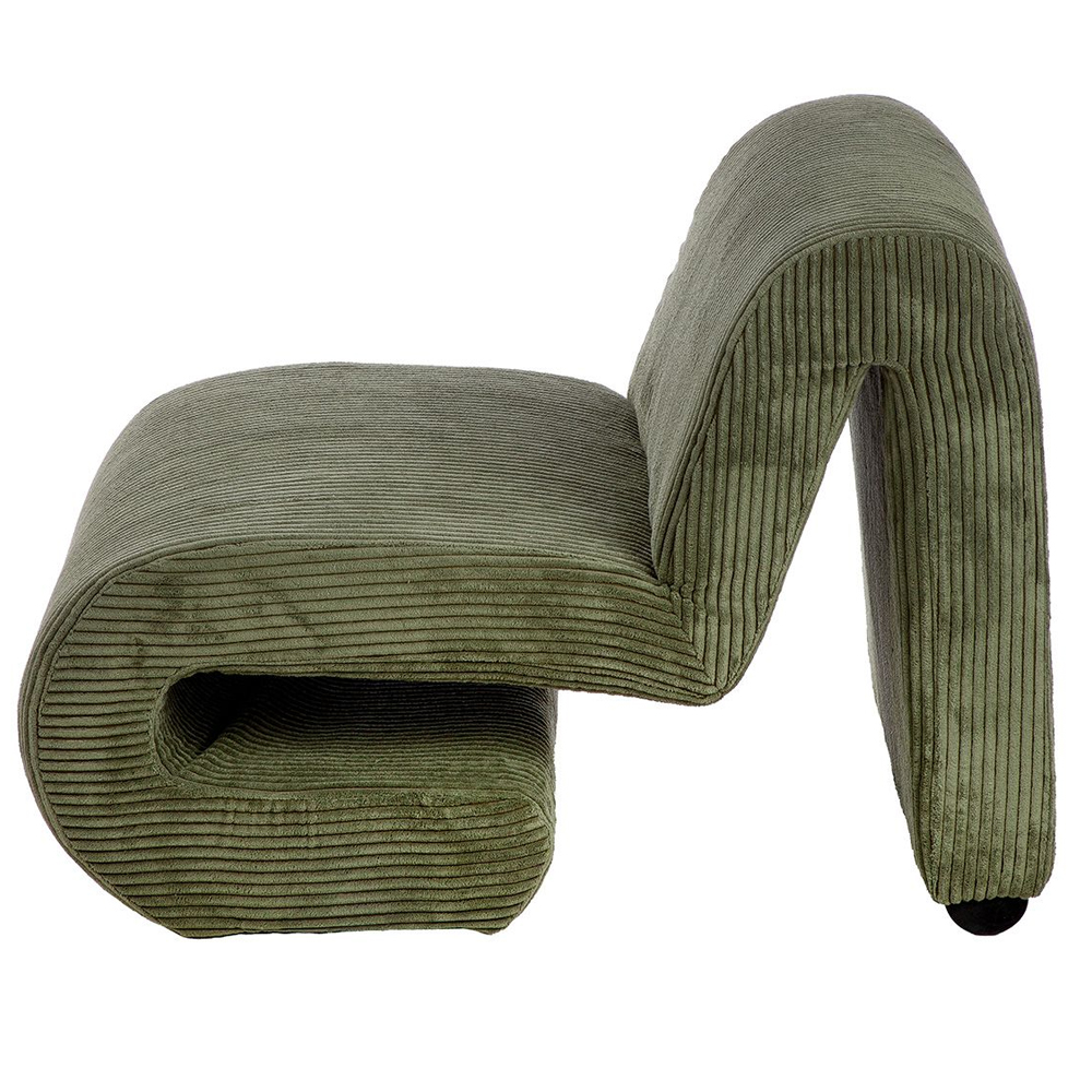 Magnolia Fabric Armchair In Green