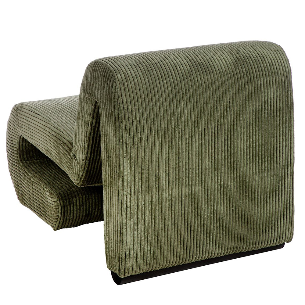 Magnolia Fabric Armchair In Green