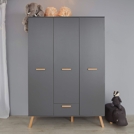 Magz Baby Room Wooden Furniture Set In Grey_3