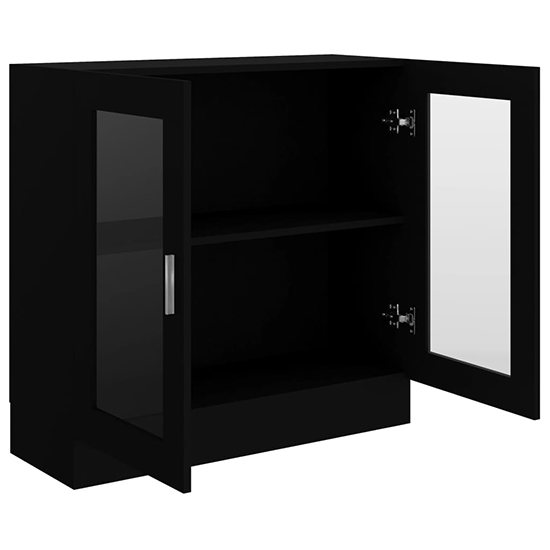 Maili Wooden Display Cabinet With 2 Doors In Black