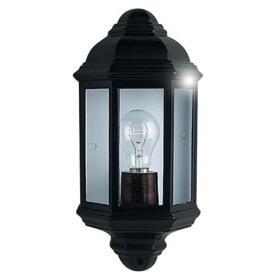 Maine Aluminium Outdoor Wall Light In Black