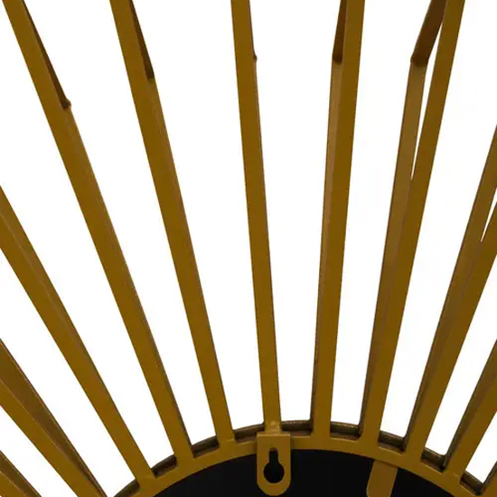 Mainz Sunburst Wall Mirror With Gold Metal Frame