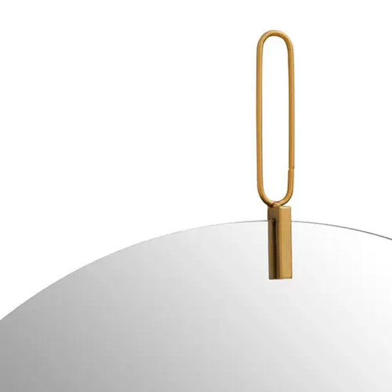 Mainz Wall Mirror With Gold Hanging Loop