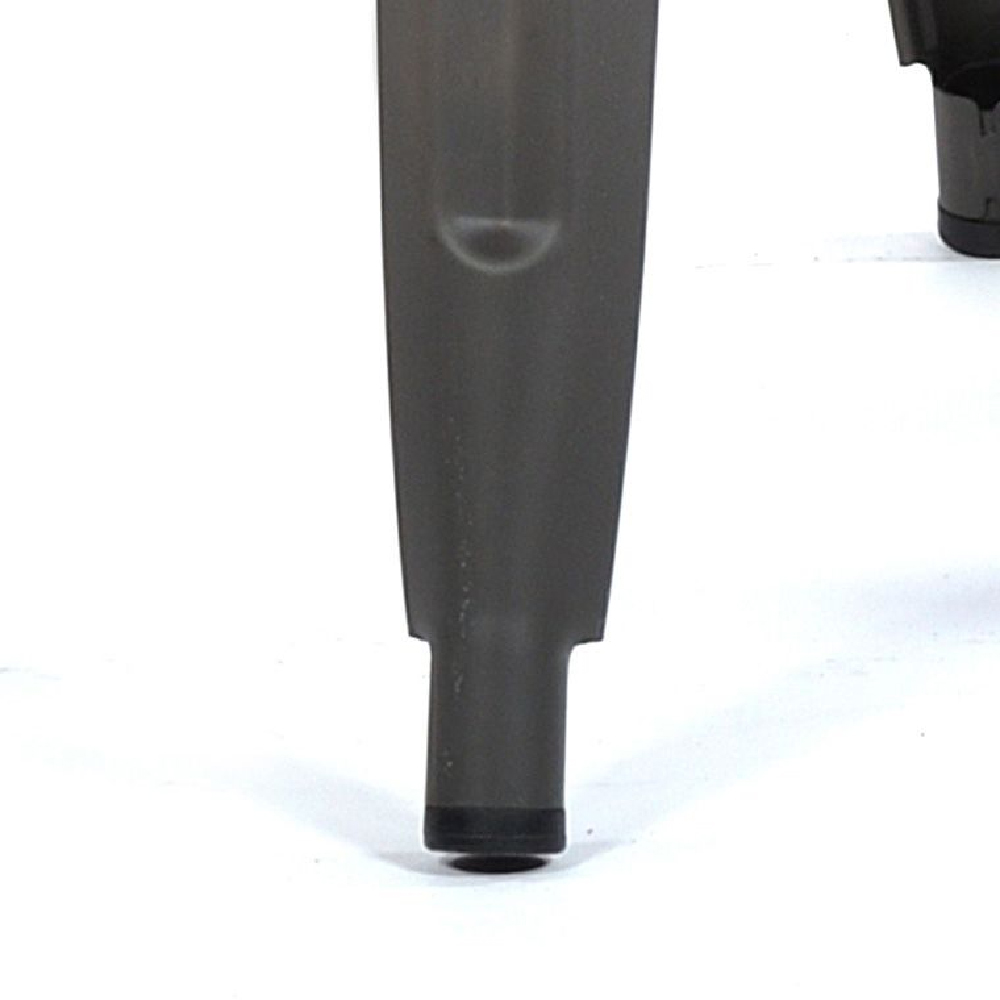 Maire Gun Grey Metal Bar Stools In Pair