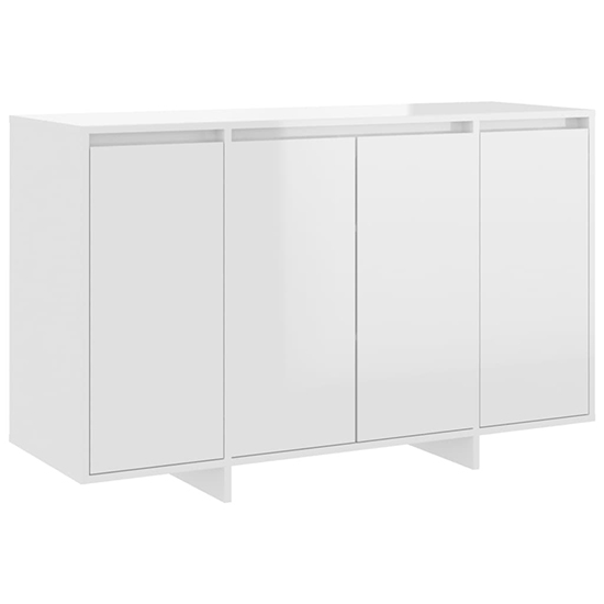 Maisa High Gloss Sideboard With 4 Doors In White_3