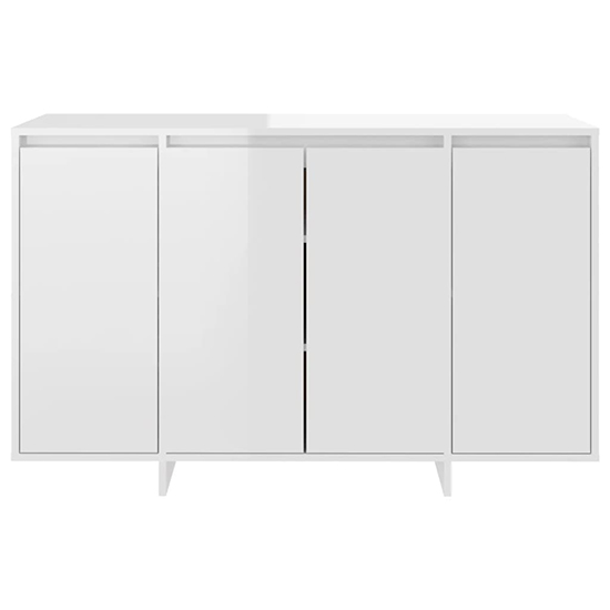 Maisa High Gloss Sideboard With 4 Doors In White_5