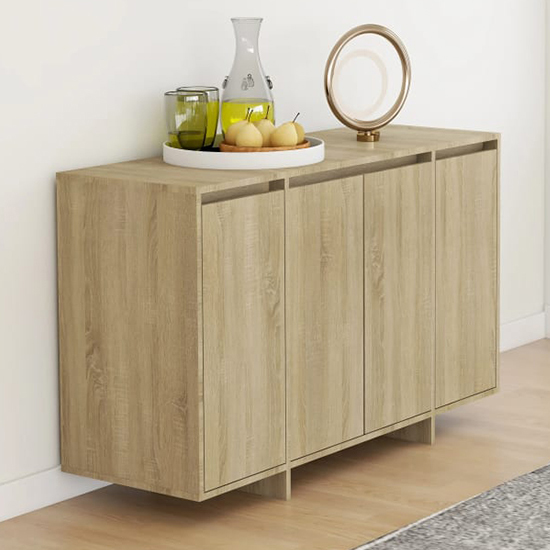 Read more about Maisa wooden sideboard with 4 doors in sonoma oak