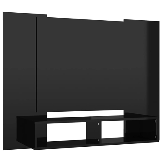 Maisie High Gloss Wall Hung Entertainment Unit In Black_3