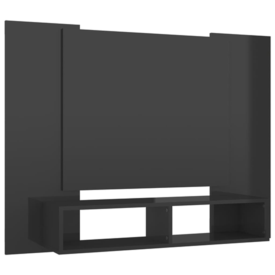 Maisie High Gloss Wall Hung Entertainment Unit In Grey_3