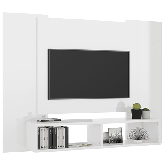 Maisie High Gloss Wall Hung Entertainment Unit In White_2