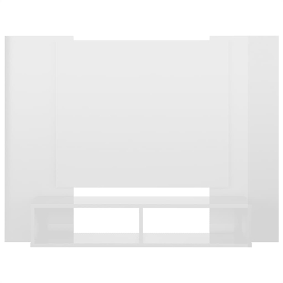 Maisie High Gloss Wall Hung Entertainment Unit In White_4