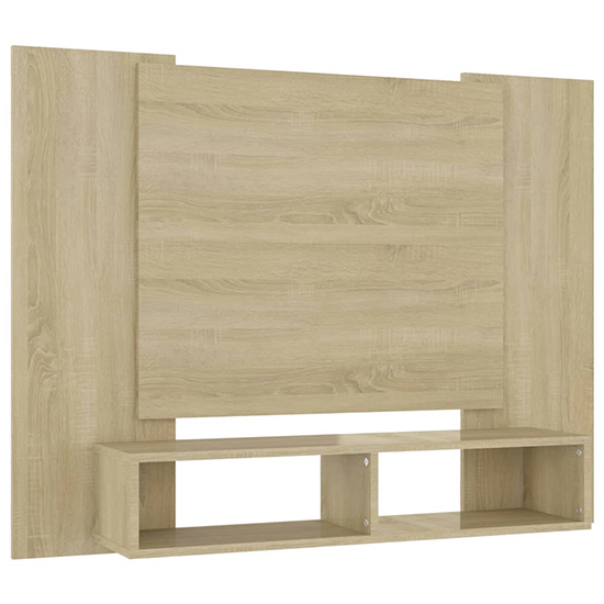 Maisie Wooden Wall Hung Entertainment Unit In Sonoma Oak_3