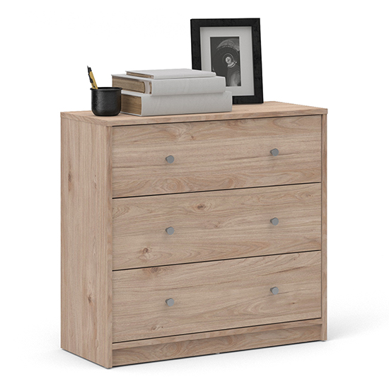 Maiton Wooden Chest Of 3 Drawers In Oak