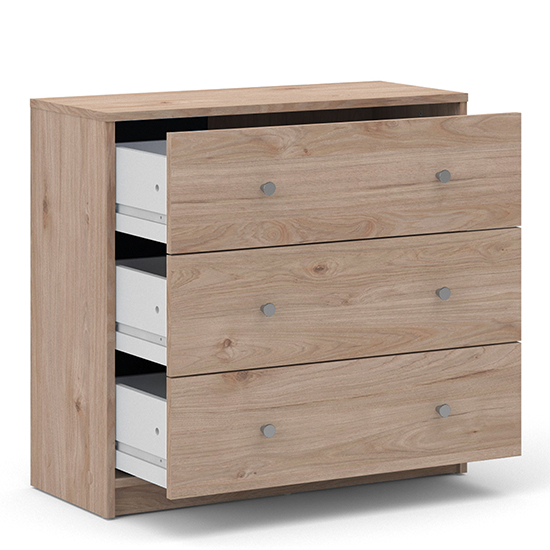 Maiton Wooden Chest Of 3 Drawers In Oak