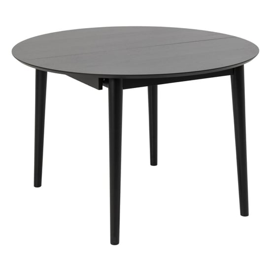 Read more about Malibu extending wooden dining table round in walnut
