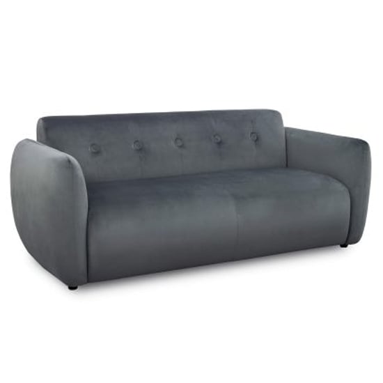 Product photograph of Malibu Fabric 3 Seater Sofa In Grey from Furniture in Fashion