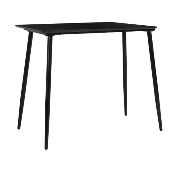 Read more about Malibu wooden bar table rectangular in black