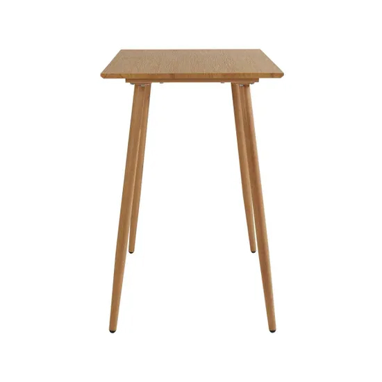 Malibu Wooden Bar Table Rectangular In Oak