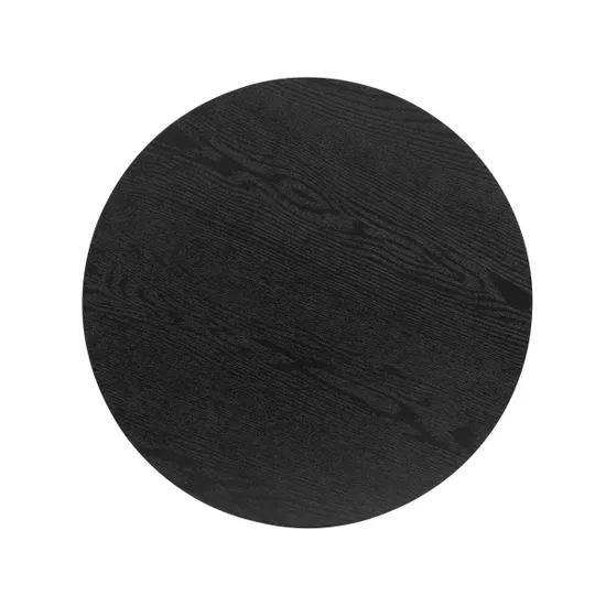 Malibu Wooden Bar Table Round In Black