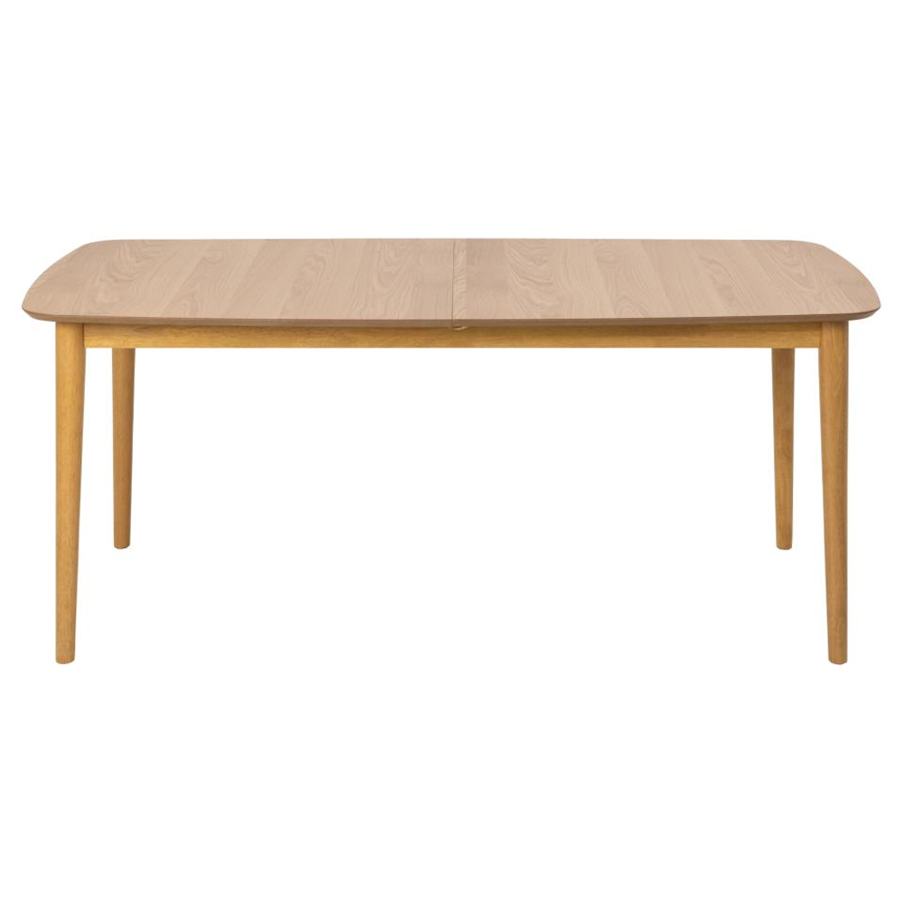 Malibu Wooden Extending Dining Table In Matt Oak
