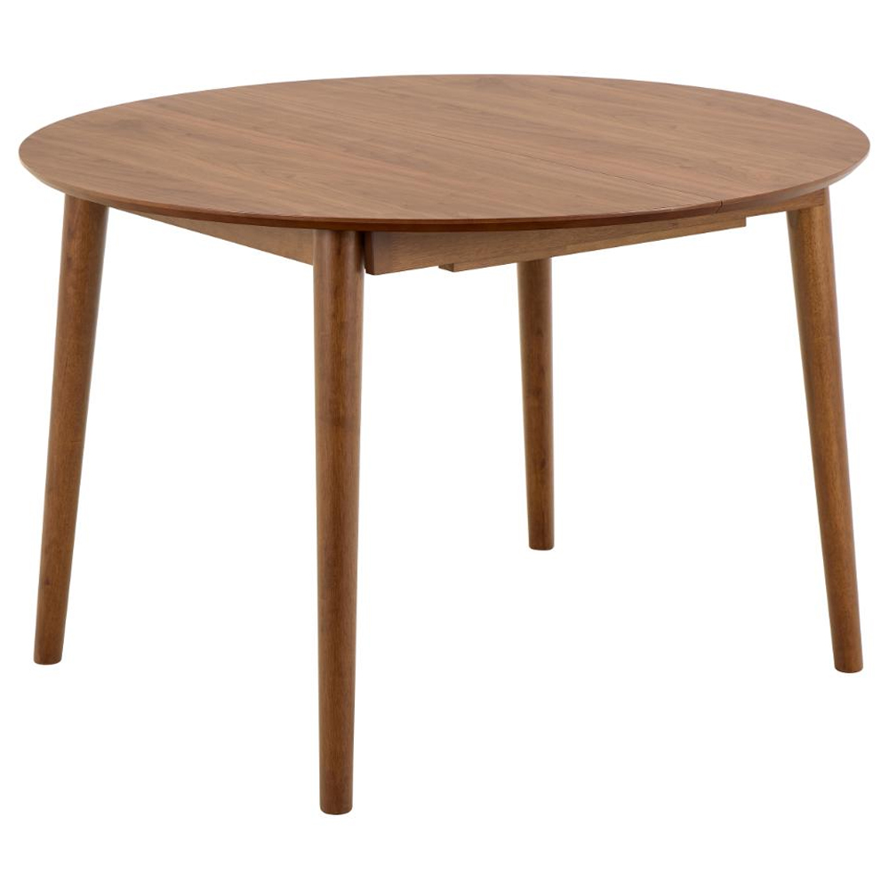 Malibu Wooden Extending Dining Table In Matt Walnut