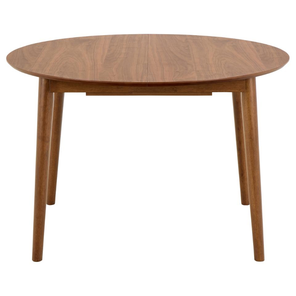 Malibu Wooden Extending Dining Table In Matt Walnut