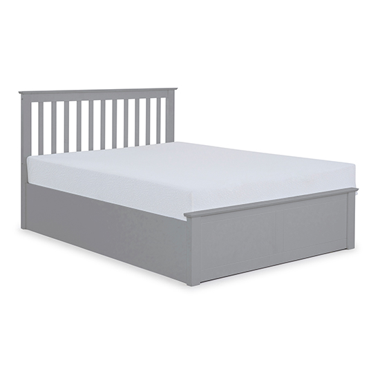 Malmo Wooden Ottoman Storage Double Bed In Pearl Grey_4