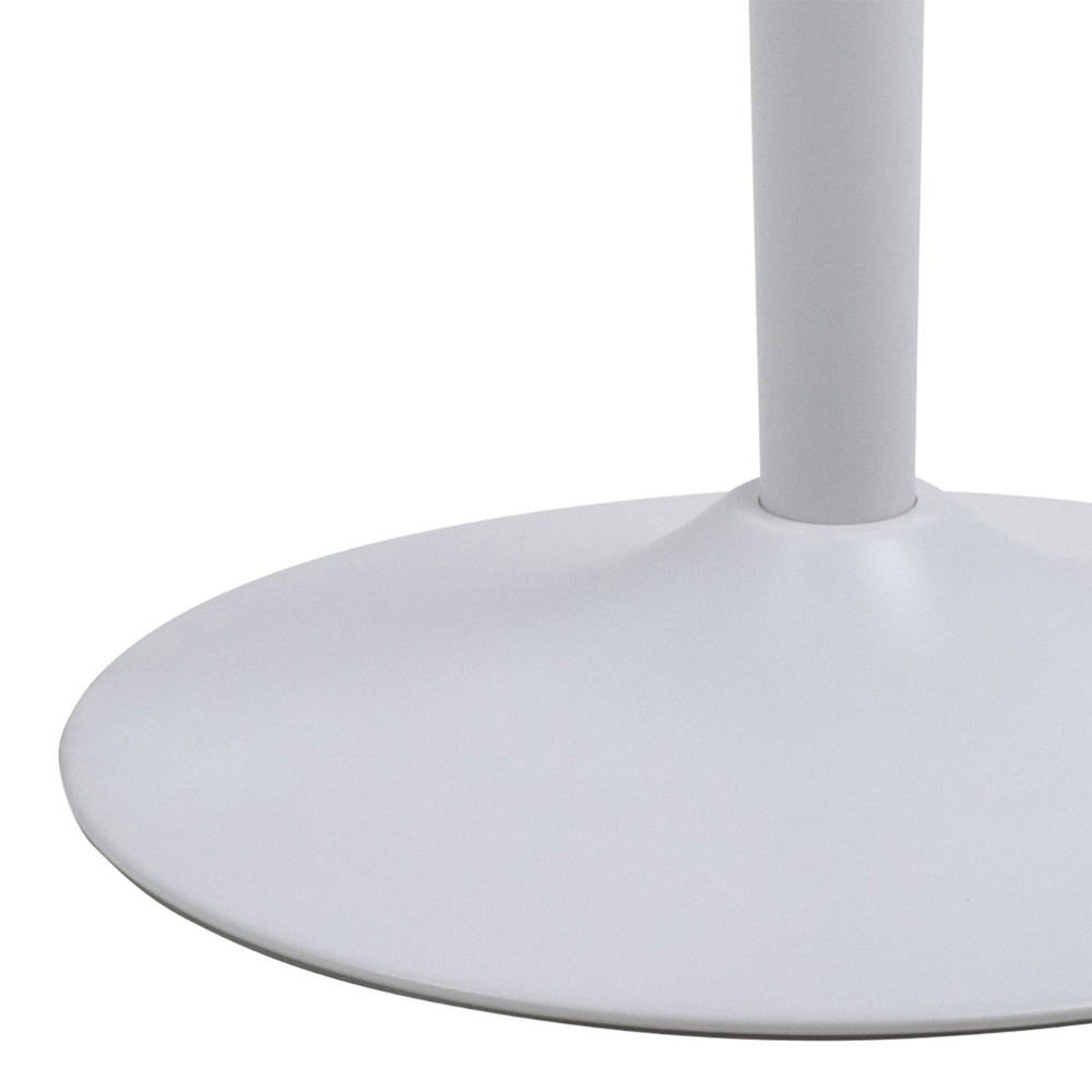 Malone Ceramic Round Bar Table In White