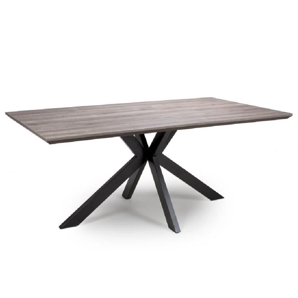 Read more about Malone large wooden rectangular dining table in grey