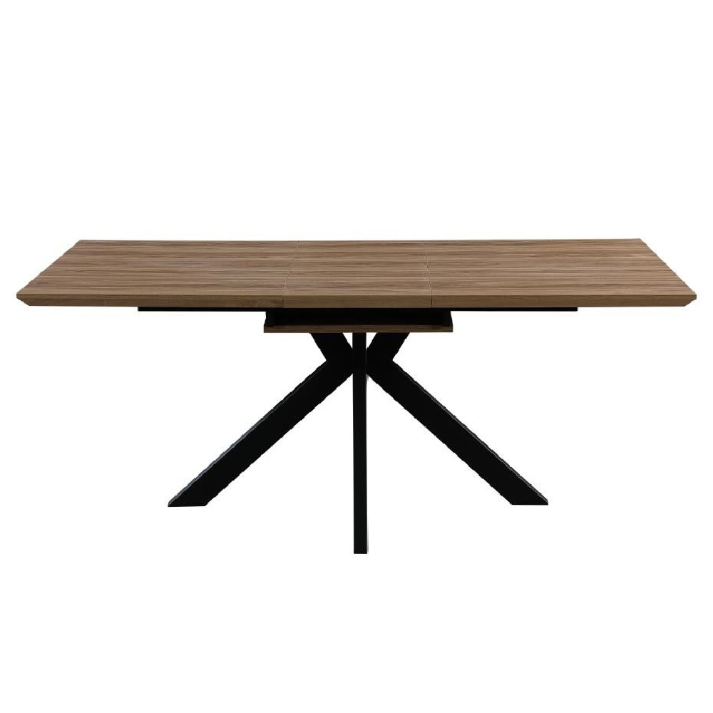 Read more about Malone small wooden extending dining table in light walnut