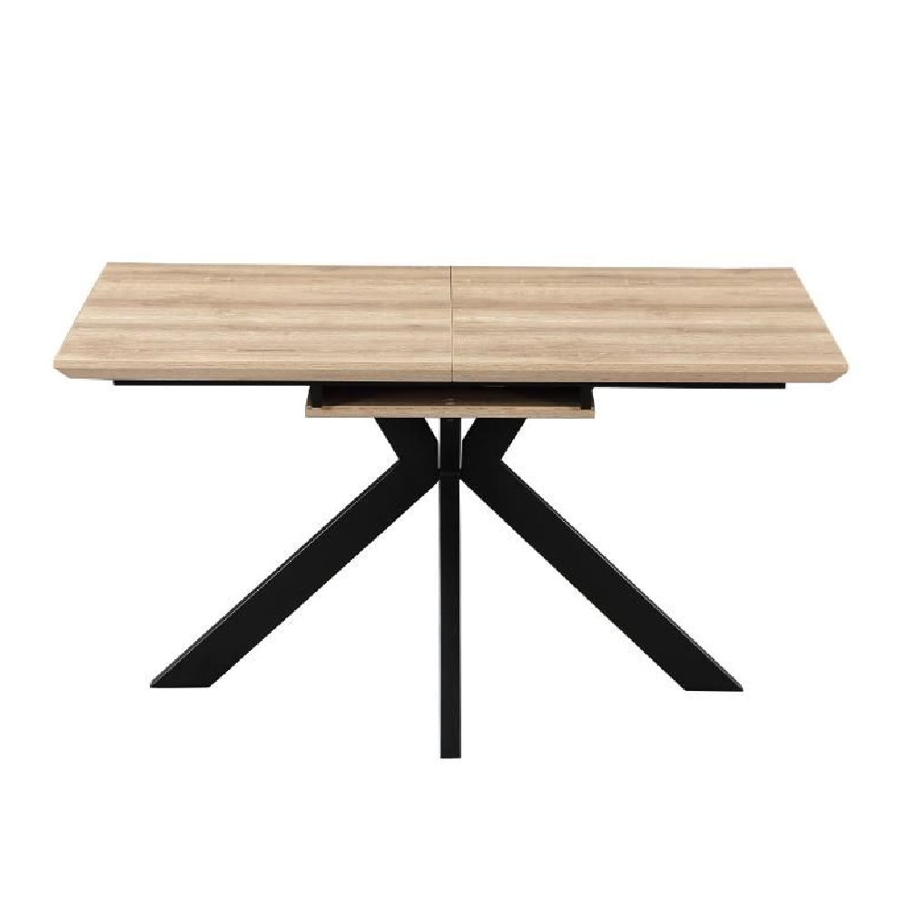 Malone Small Wooden Extending Dining Table In Oak