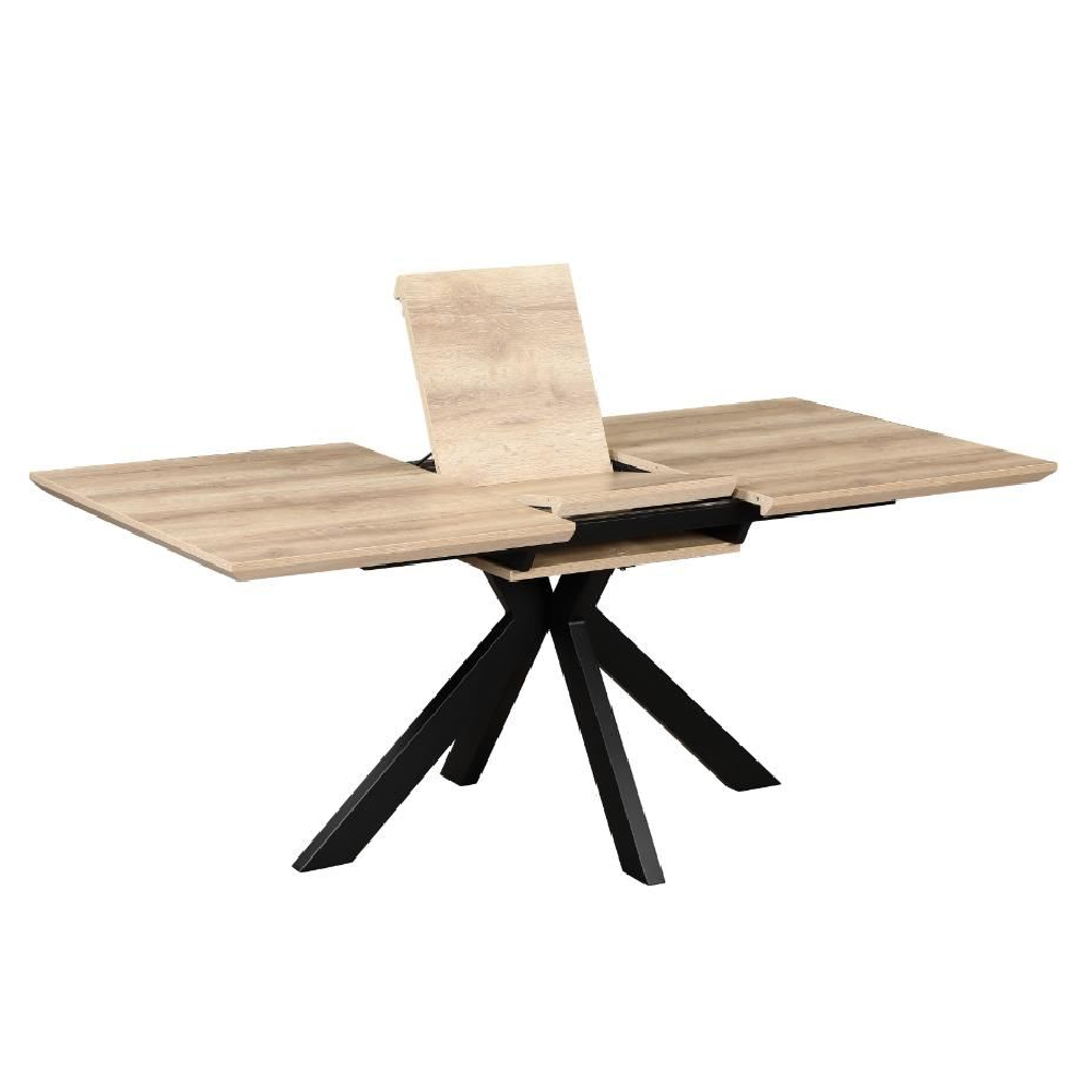 Malone Small Wooden Extending Dining Table In Oak