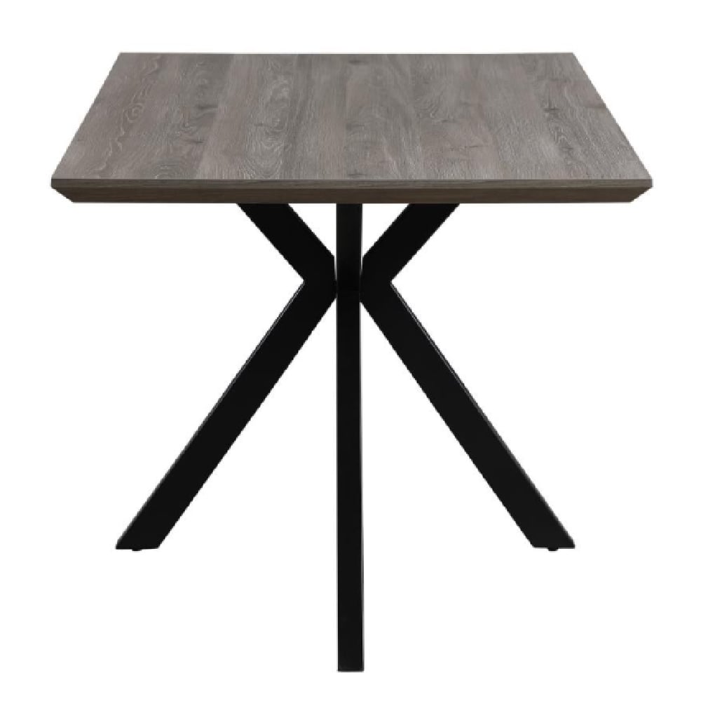 Read more about Malone small wooden rectangular dining table in grey