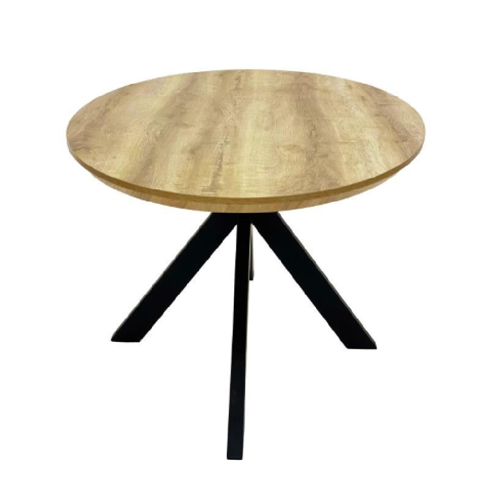 Malone Wooden Oval Dining Table In Oak