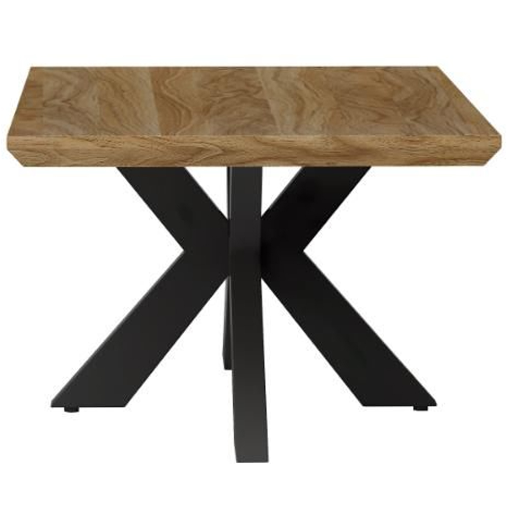 Malone Wooden Rectangular Coffee Table In Light Walnut