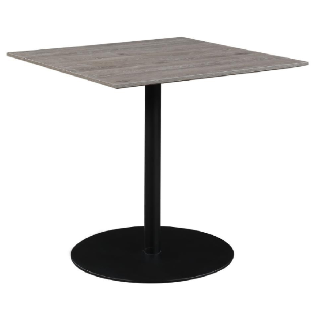 Malone Wooden Square Dining Table In Grey