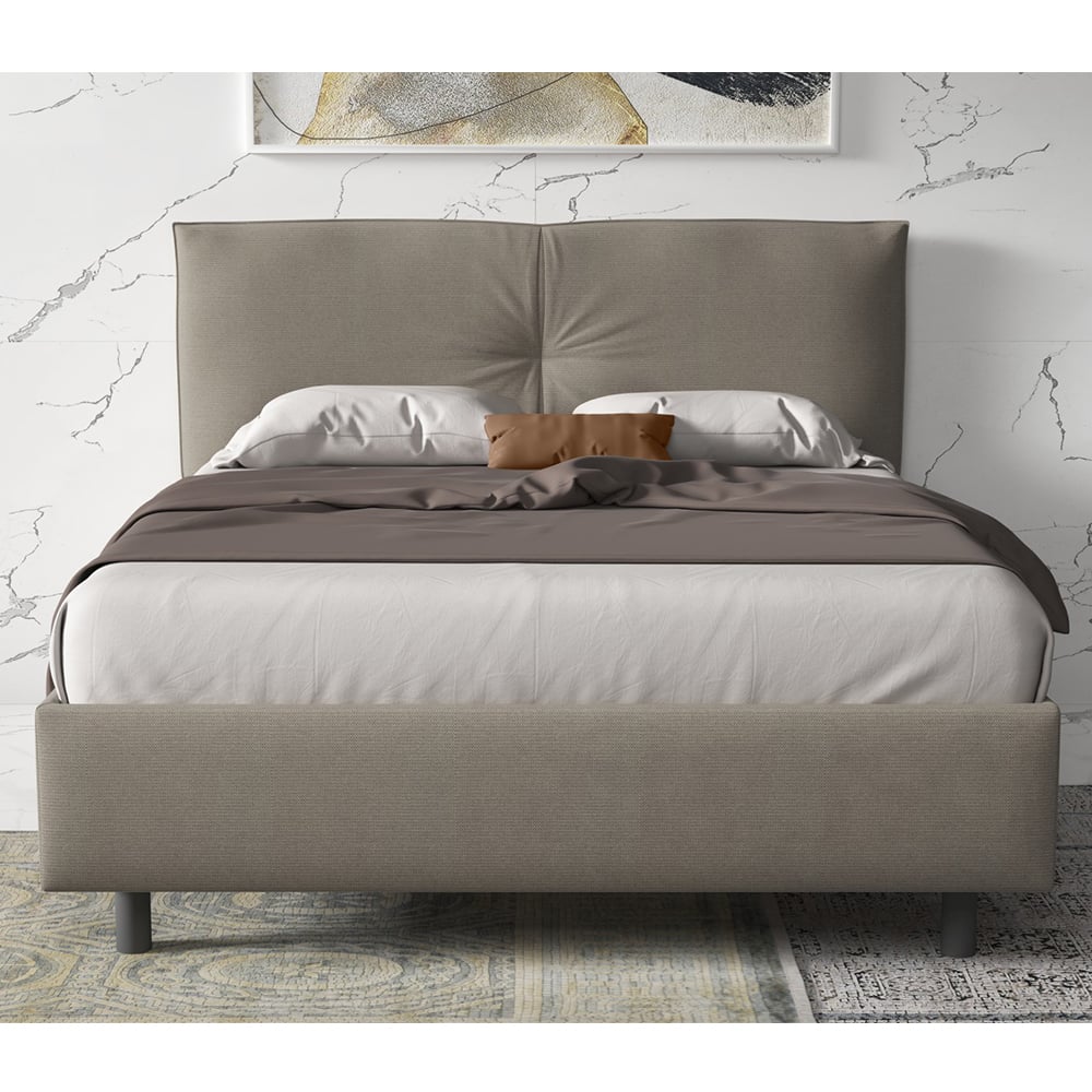 Product photograph of Malvern Fabric King Size Bed In Dove from Furniture in Fashion