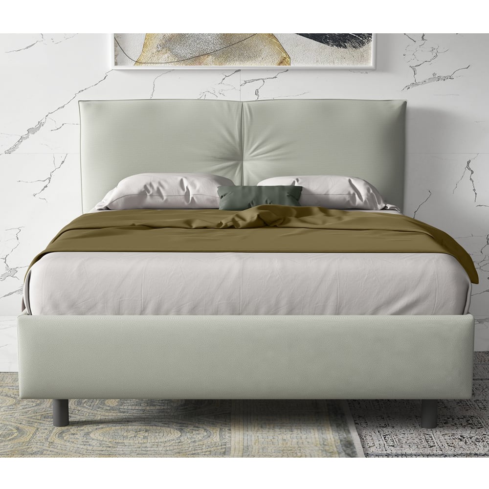 Product photograph of Malvern Fabric Small Double Bed In Ice from Furniture in Fashion