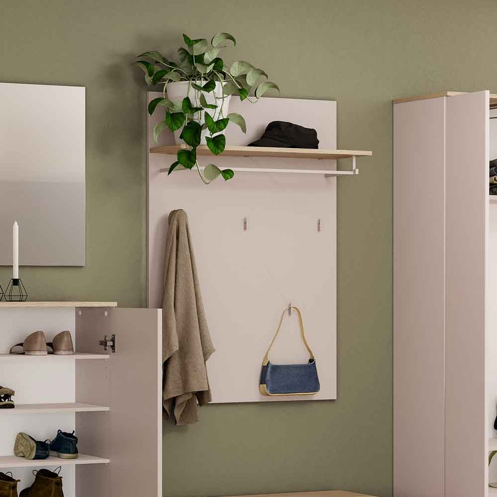 Malvern Wooden Coat Rack in Cashmere