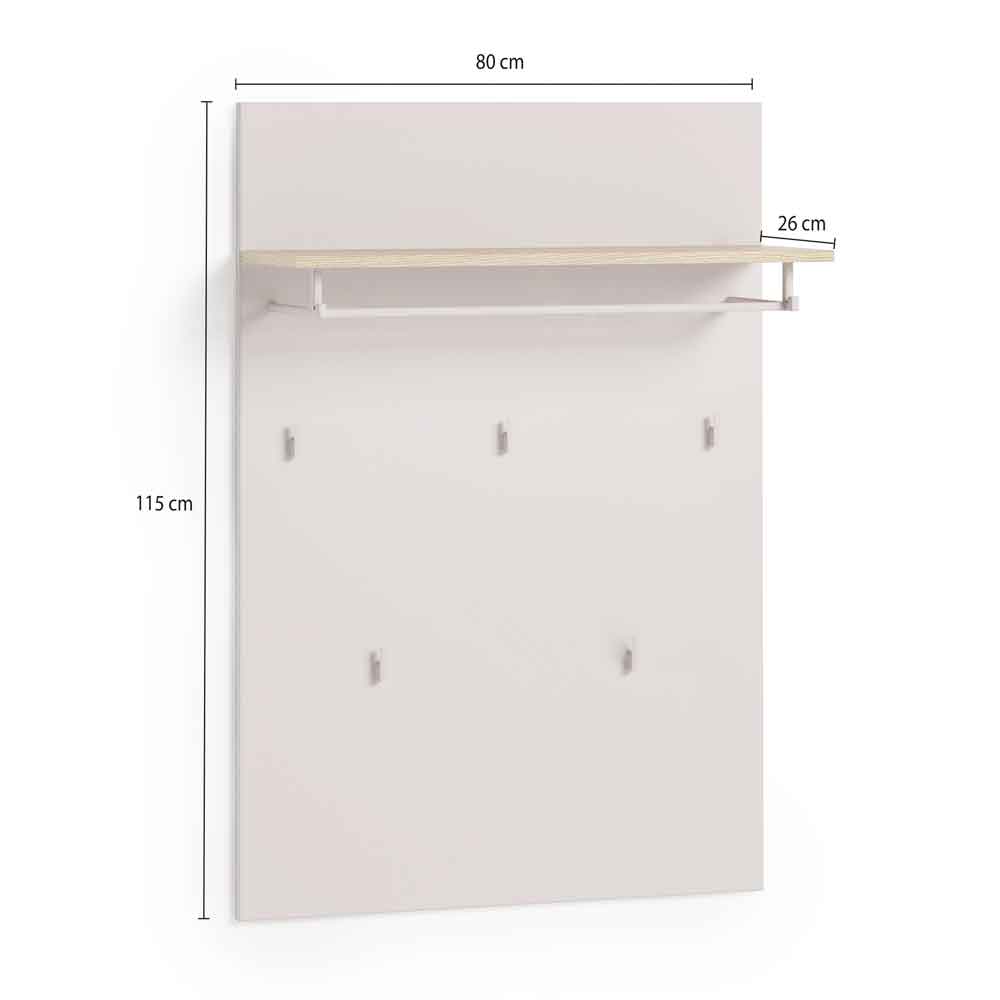 Malvern Wooden Coat Rack in Cashmere